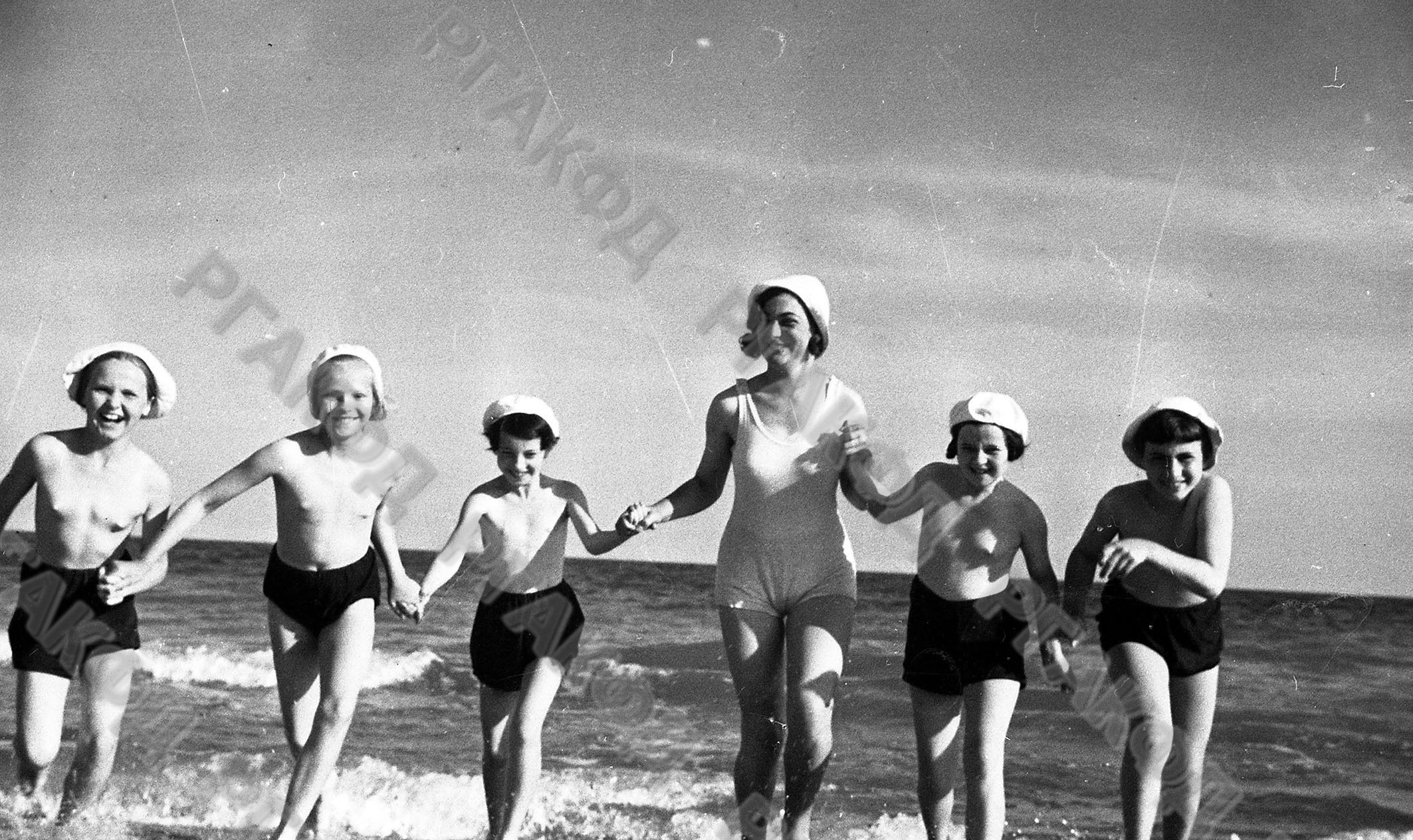 Пляж Пионерский лагерь Артек 1934