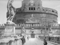 Фото 25  Вид Замка Святого Ангела.  Италия, г. Рим. 1914 г.  Фот. В.В. Левитский. 